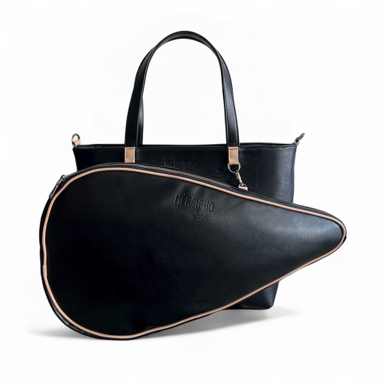 Bolsa pádel negra/rosa