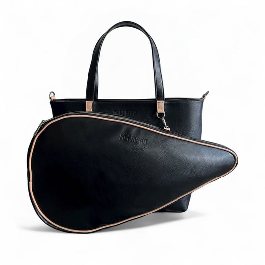 Bolsa pádel negra/rosa